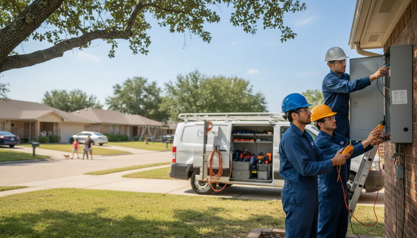Certified electrician providing emergency electrical services in Abbotsford, WI